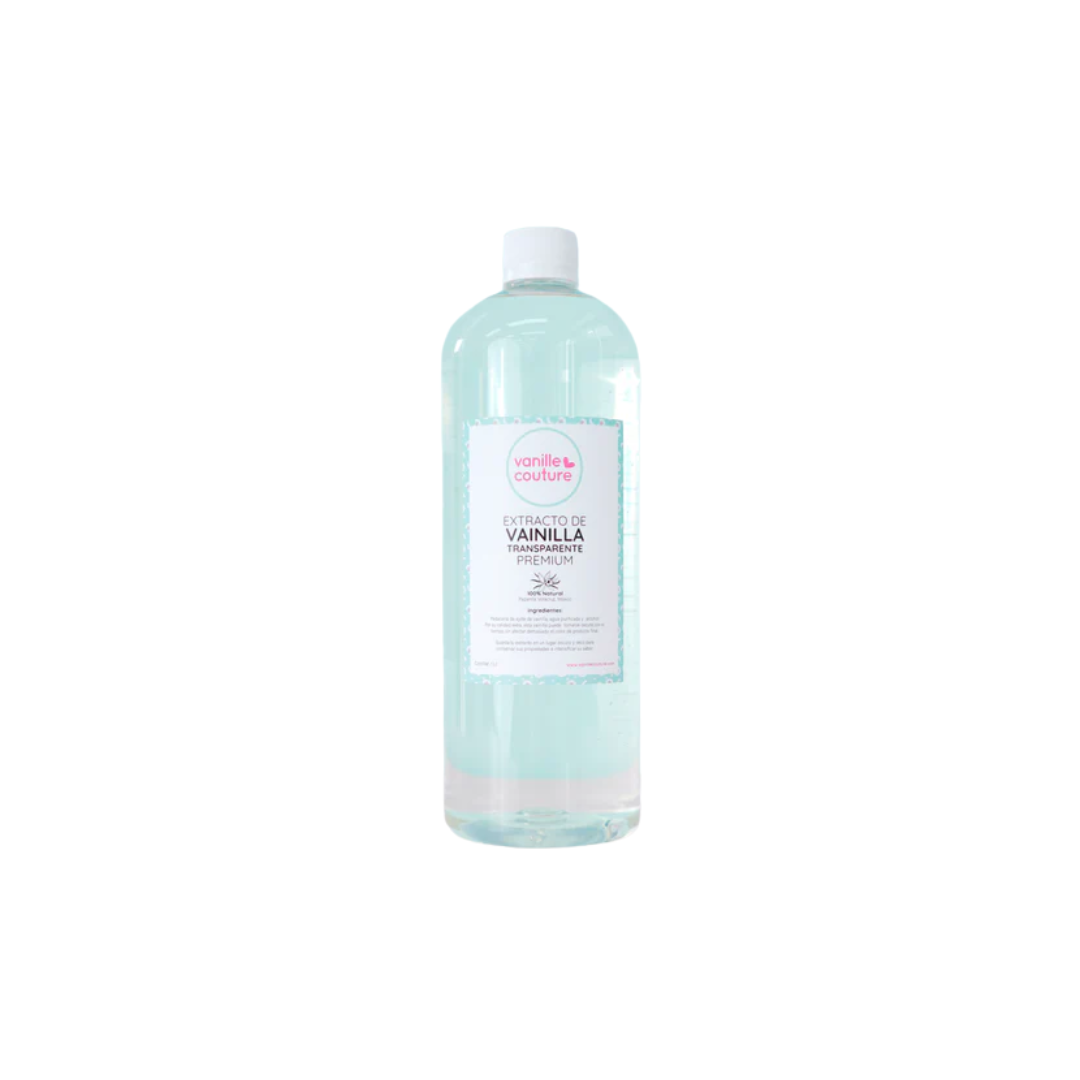 EXTRACTO DE VANILLA TRANSPARENTE 100% NATURAL 1 LT