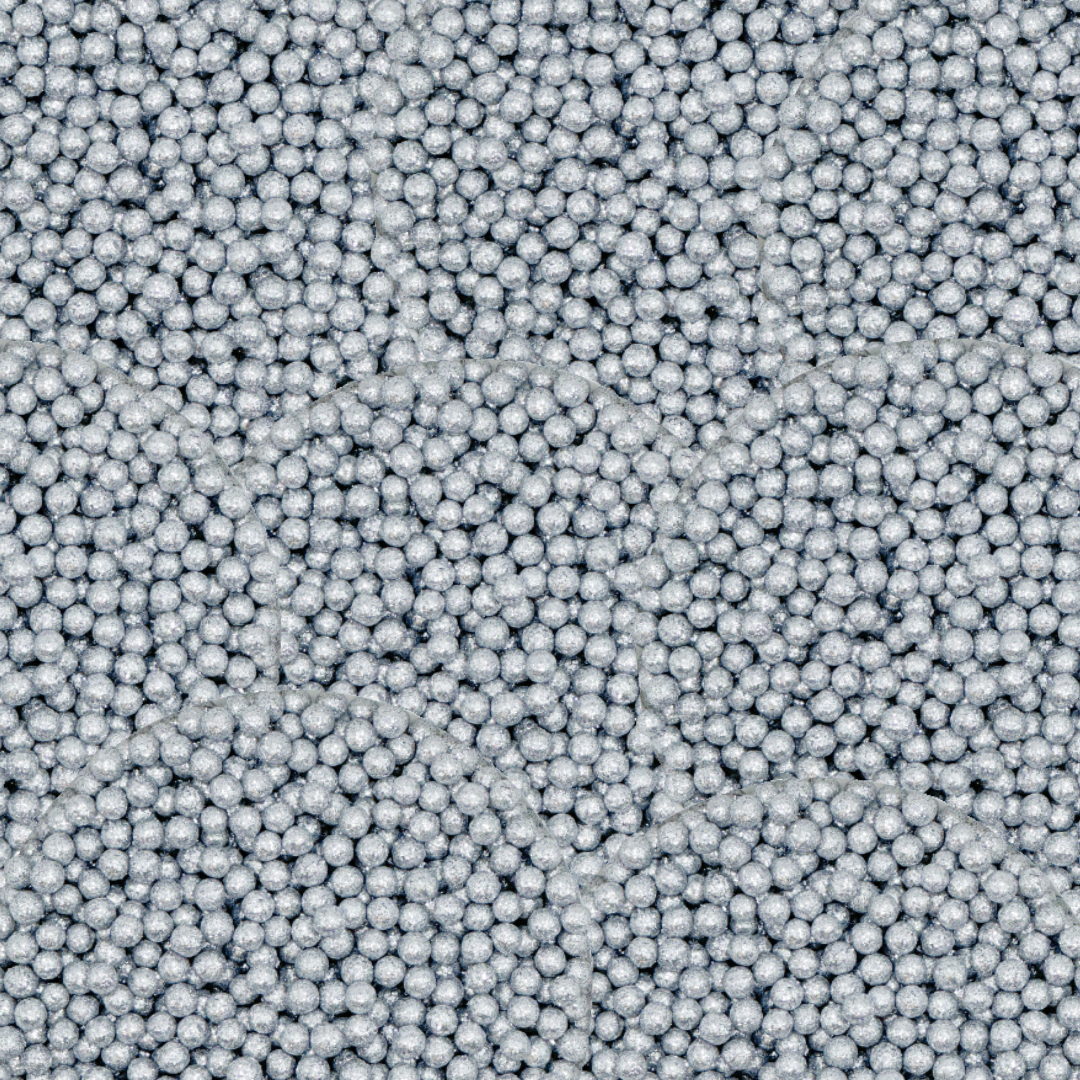 PERLA PLATA DIAMANTADA MED 100G