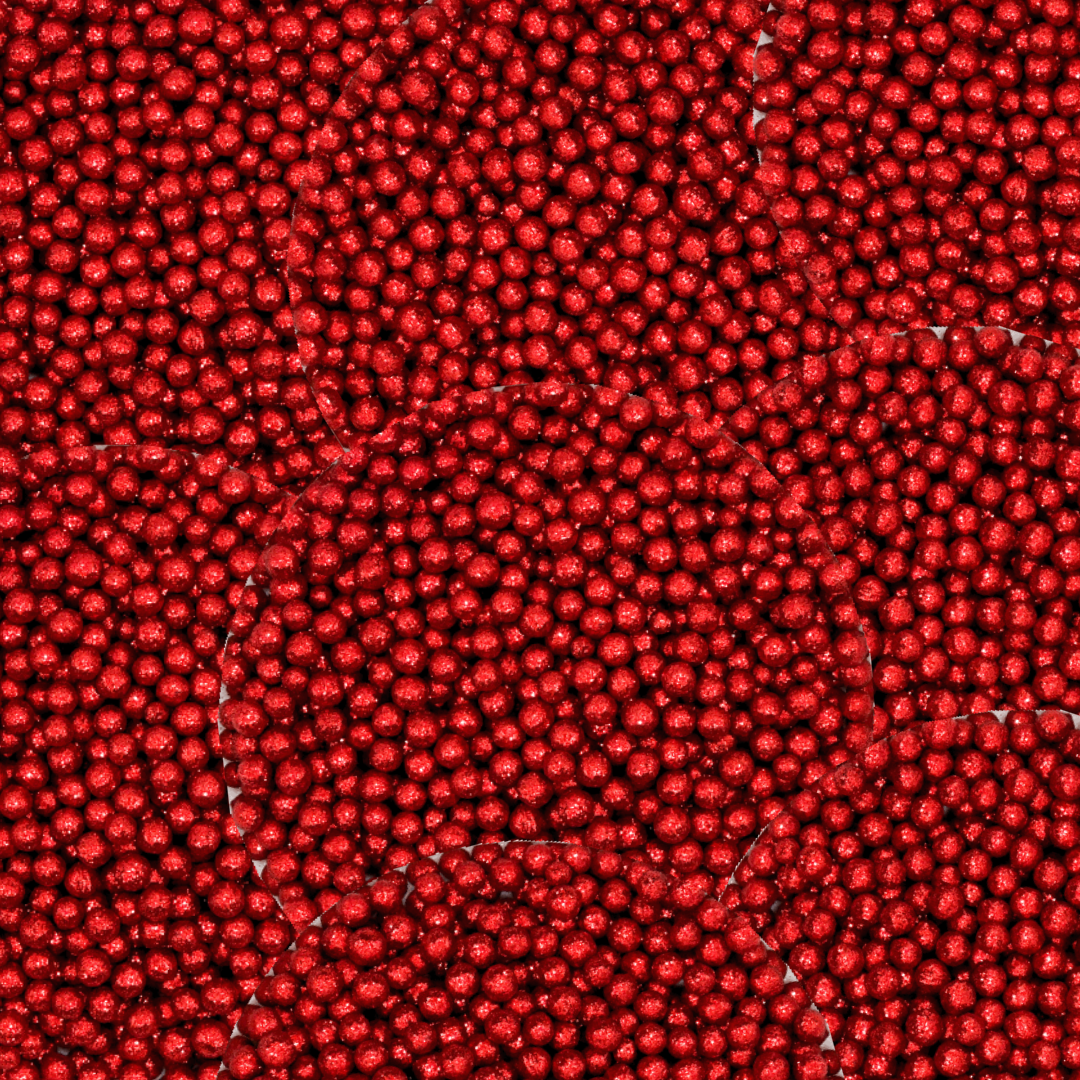 PERLA ROJA DIAMANTADA GRNDE