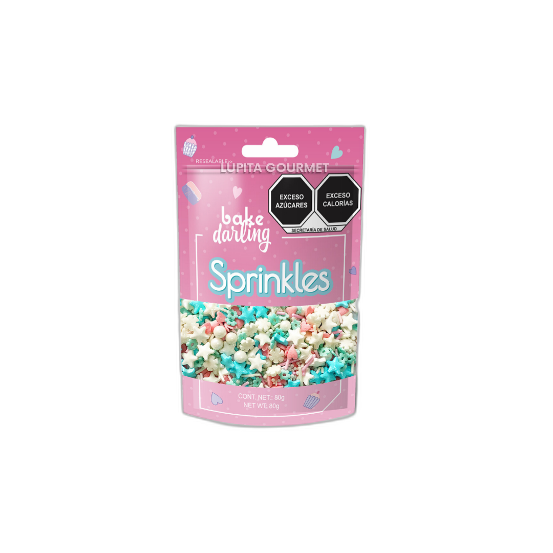 BAKE DARLING MIX COPOS ESTRELLAS 80 GR