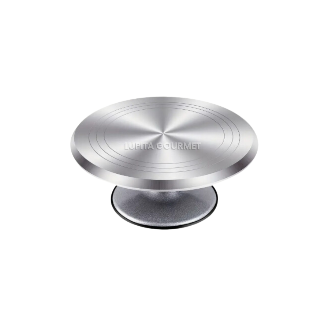 BASE GIRATORIA REFORZADA DE ALUM COLOR GRIS