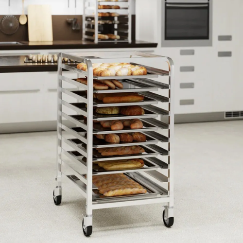 RACK ESPIGUERO ACERO INOX PARA 10 CHAROLAS