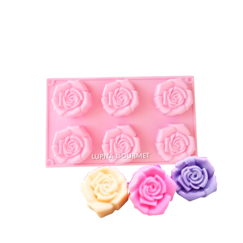 MOLDE DE SILICÓN ROSAS