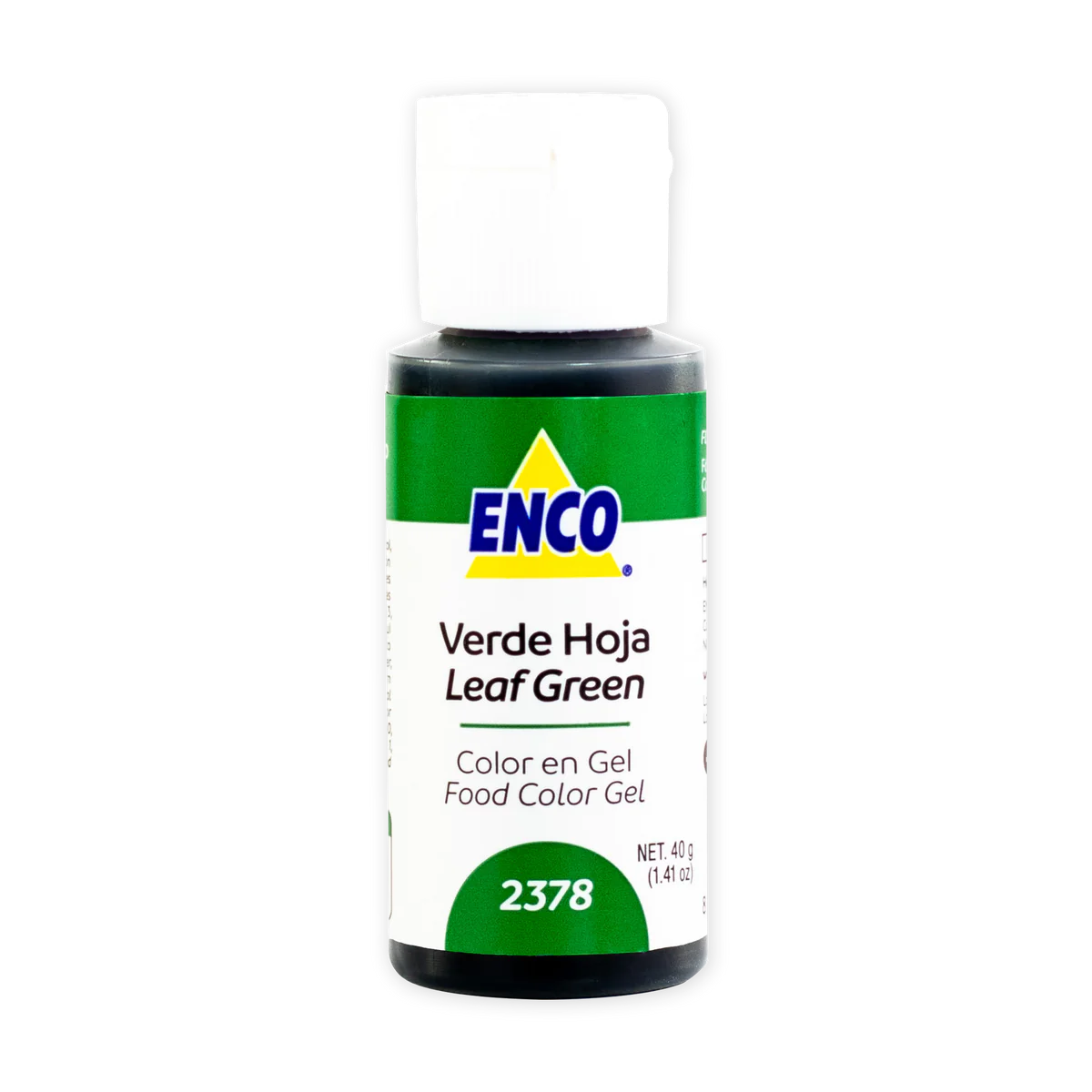 ENCO COLOR VERDE HOJA 40 G