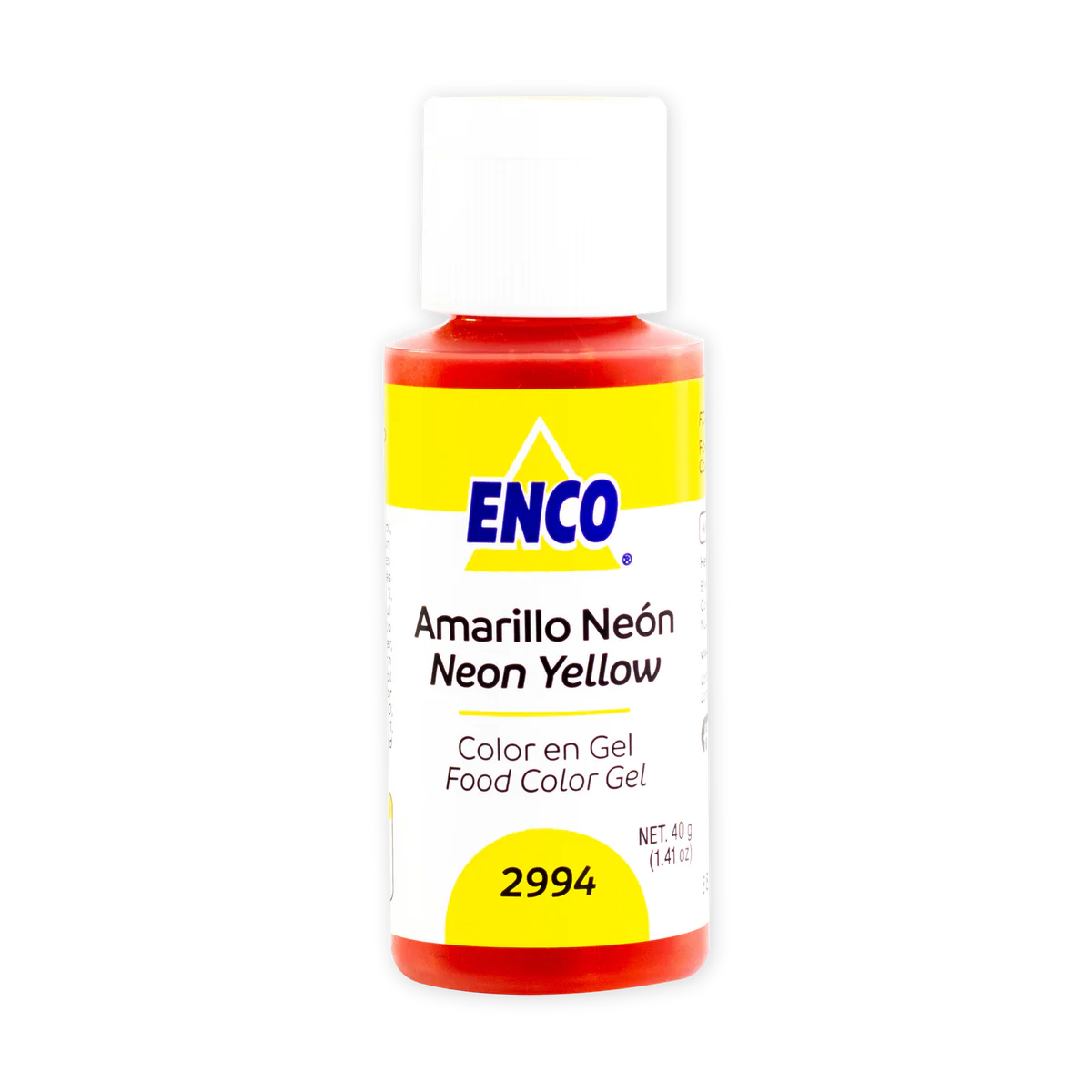ENCO COLOR AMARILLO NEÓN 40 G