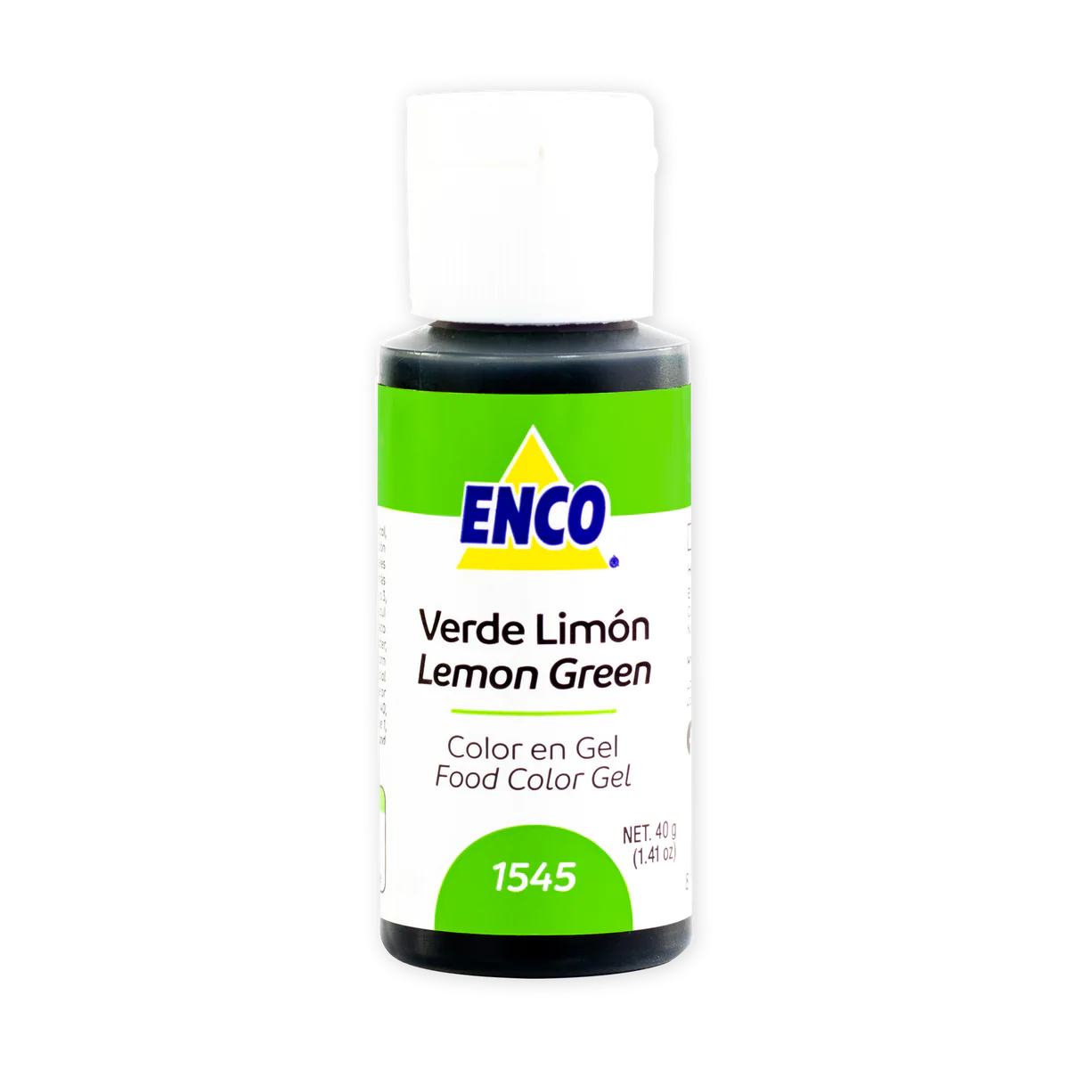 ENCO COLOR VERDE LIMÓN 40 G