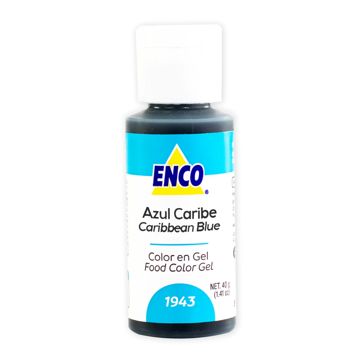 ENCO COLOR AZUL CARIBE 40 G