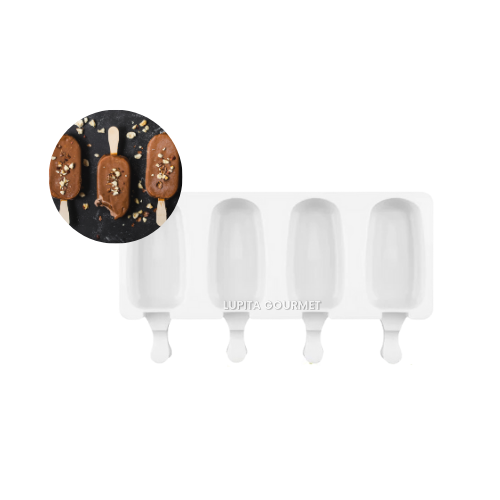 MOLDE DE SILICÓN PARA PALETA MAGNUM 4 CAV