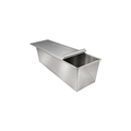 MOLDE PARA PAN DE CAJA C/TAPA ACERO INOX