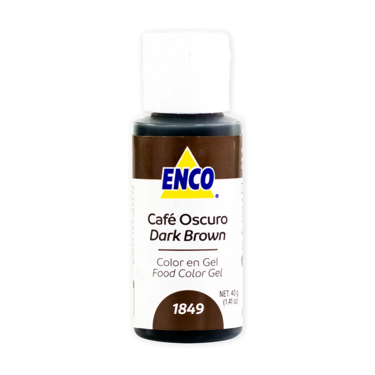 ENCO COLOR CAFÉ OSCURO 40 G