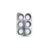 PLACA DE LAMINA PARA CUP CAKE 6 CAV