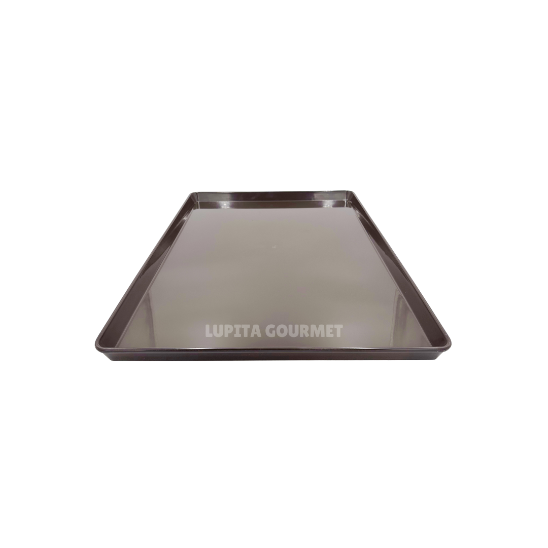 CHAROLA 45X65 CM COLOR CAFE PLASTICO
