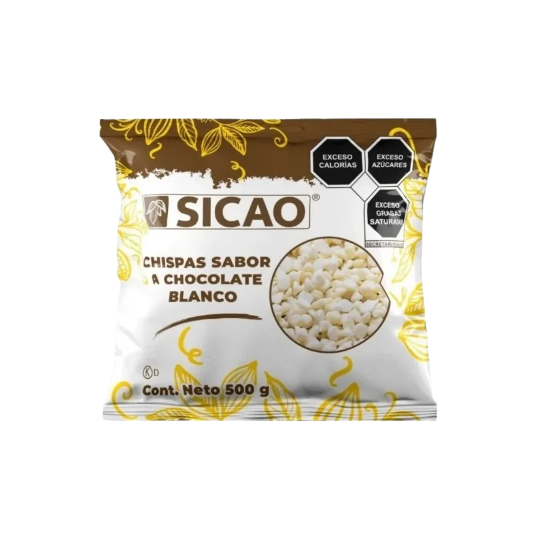 CHOCOLATE SICAO CHIP BLANCO 500 G