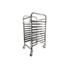 RACK ESPIGUERO ACERO INOX PARA 10 CHAROLAS