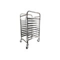 RACK ESPIGUERO ACERO INOX PARA 10 CHAROLAS