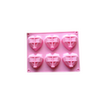 MOLDE DE CORAZON DIAMANTE 6 CAV