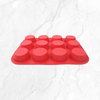 MOLDE DE SILICÓN PARA CUP CAKE 12 CAV