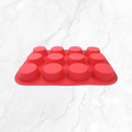 MOLDE DE SILICÓN PARA CUP CAKE 12 CAV