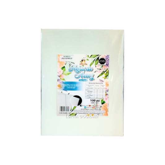HOJAS COMESTIBLES DELGADA C/100 PZS