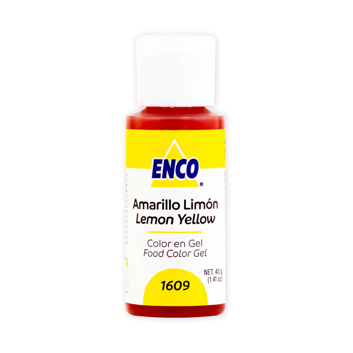 ENCO COLOR AMARILLO LIMÓN 40 G