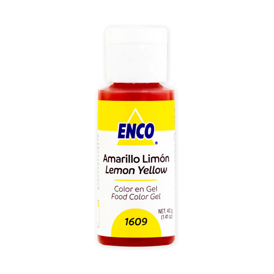 ENCO COLOR AMARILLO LIMÓN 40 G