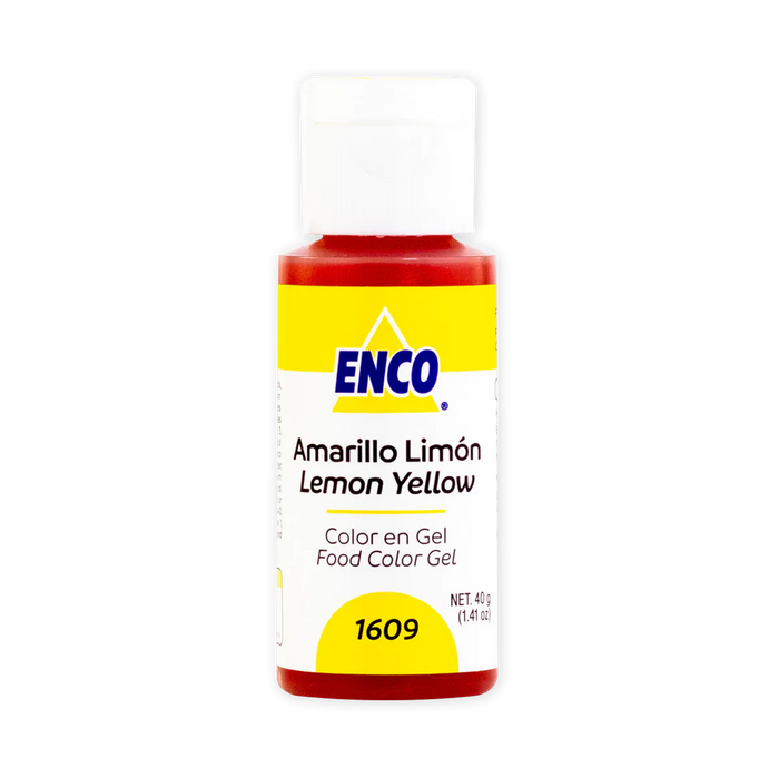 ENCO COLOR AMARILLO LIMÓN 40 G