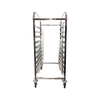 RACK ESPIGUERO ACERO INOX PARA 10 CHAROLAS