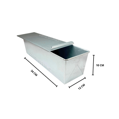 MOLDE PARA PAN DE CAJA C/TAPA