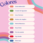 KIT YUMMY ENCO 9 COLORES EN GEL (40G)