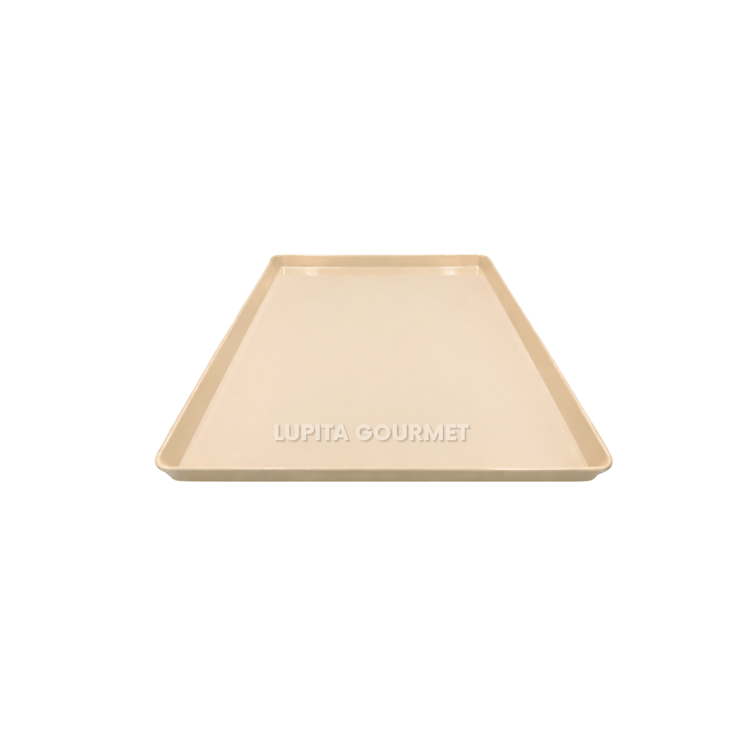 CHAROLA 45X65 CM COLOR BEIGE PLASTICO