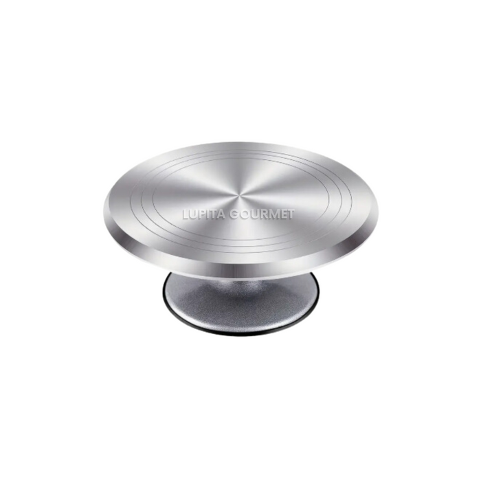 BASE GIRATORIA REFORZADA DE ALUM COLOR GRIS