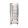 RACK ESPIGUERO  P/18 CHAROLAS ACERO INOX