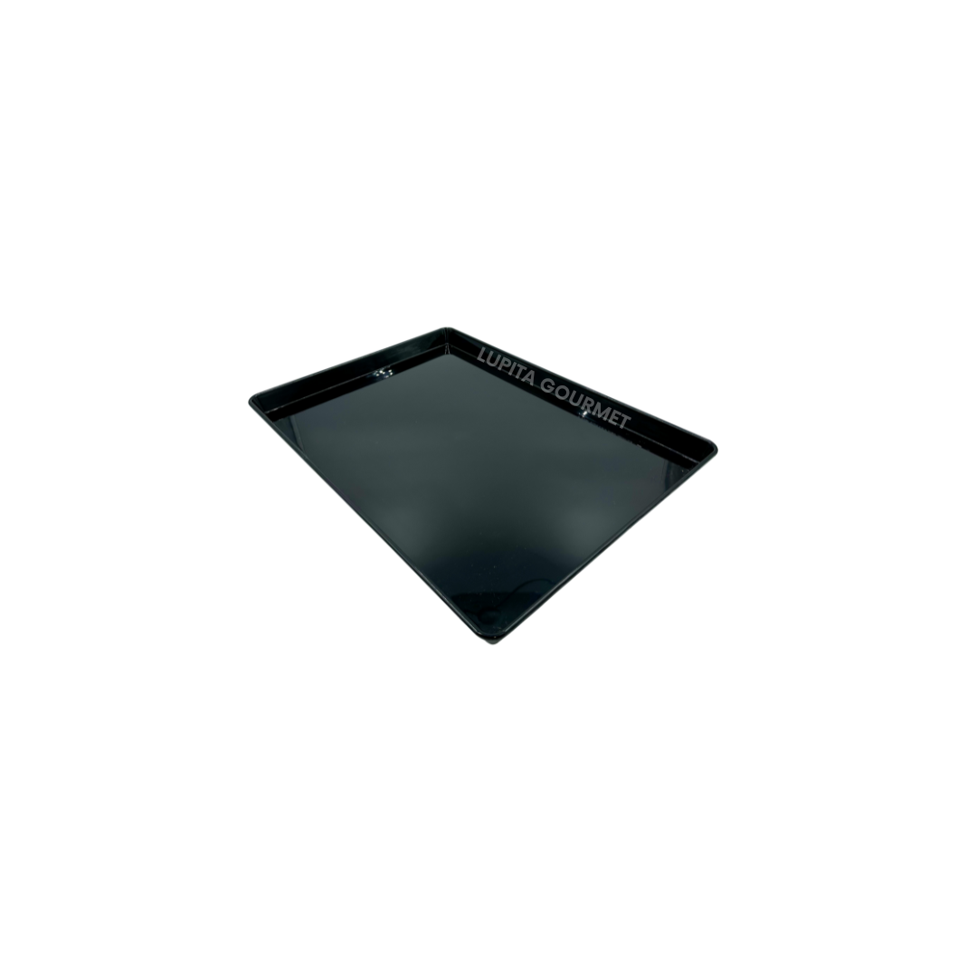 CHAROLA 30X45 CM COLOR NEGRO PLASTICO