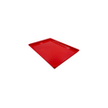CHAROLA 30X45 CM COLOR ROJO PLASTICO