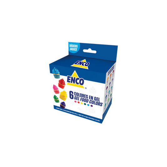 KIT 6 COLORES EN GEL BÁSICO 20G