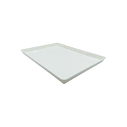 CHAROLA 35X50 CM COLOR BLANCO PLASTICO