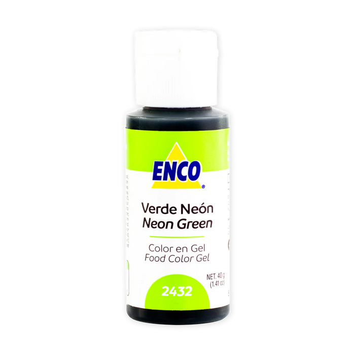 ENCO COLOR VERDE NEÓN 40 G