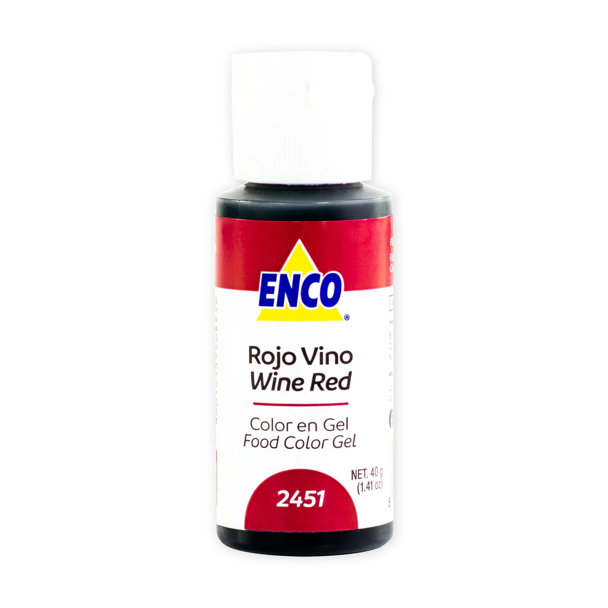 ENCO COLOR ROJO VINO 40 G