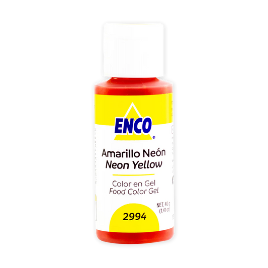 ENCO COLOR AMARILLO NEÓN 40 G