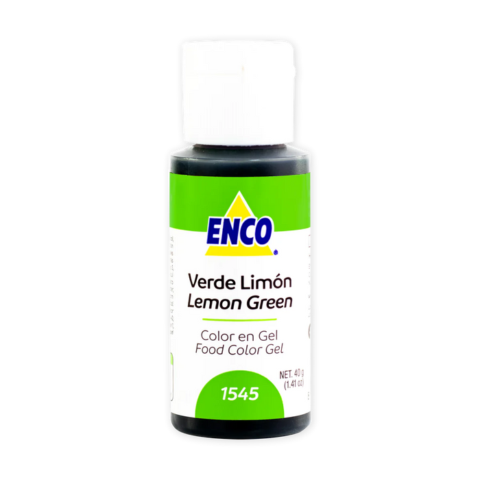 ENCO COLOR VERDE LIMÓN 40 G