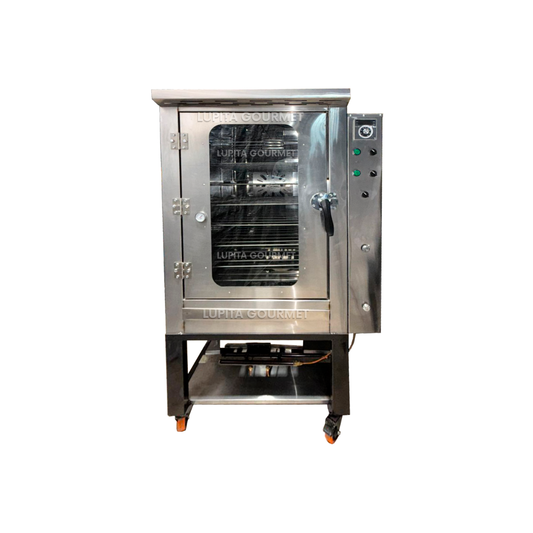 HORNO 8 CHAROLAS 45X65 CM ACERO INOX SEMI AUTOMATICO